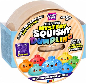 Global Viral Original RMS Blue Holographic Edition Squishy Dumpling