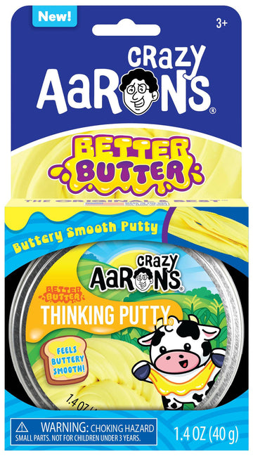 Crazy Aaron's Better Butter Thinking Putty 3.5" Tin Sensory Fidget