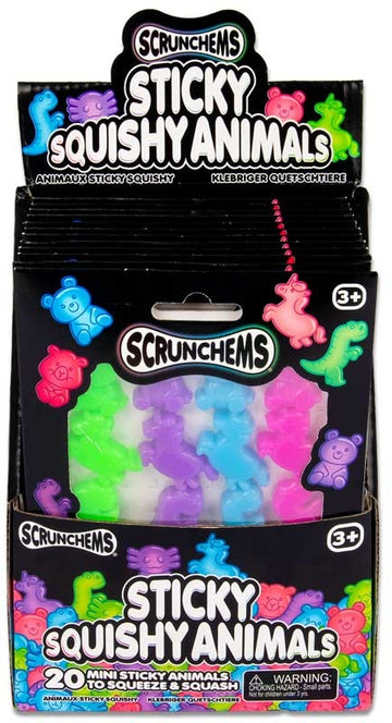 SCRUNCHEMS MINI STICKY SQUISHYS ASSORTED Sensory Fidget