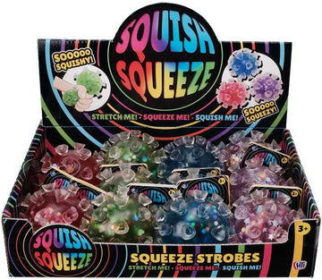 JOKES & GAGS - SQUEEZE STROBES ASSORTED Sensory Fidget