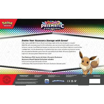 Pokemon Scarlet & Violet 8.5: Prismatic Evolutions Accessory Pouch Special Collection