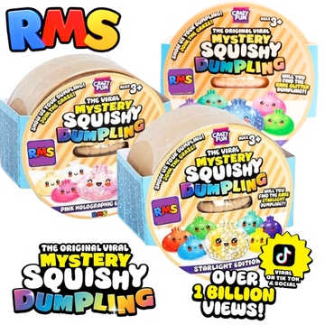 Global Viral Original RMS Pink Holographic Edition Squishy Dumpling