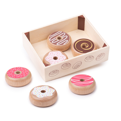 Wooden Doughnut Crate