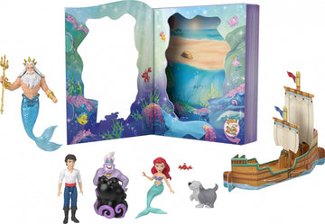 The Little Mermaid Ariel Classic Storybook Set with mini dolls