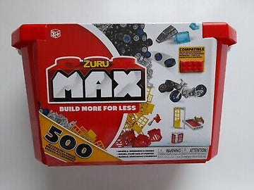 Zuru MAX Build More: Building Bricks Value Set (500 Bricks)